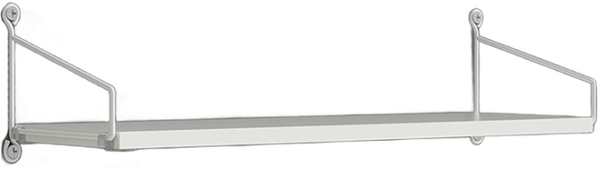 공룡마켓 무타공 벽걸이 프로젝터랙 수납선반, 화이트, 1단