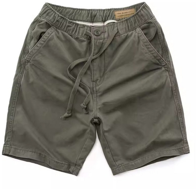 제이티엘 남성용 다잉 빈티지 워싱 밴딩 5부 바지