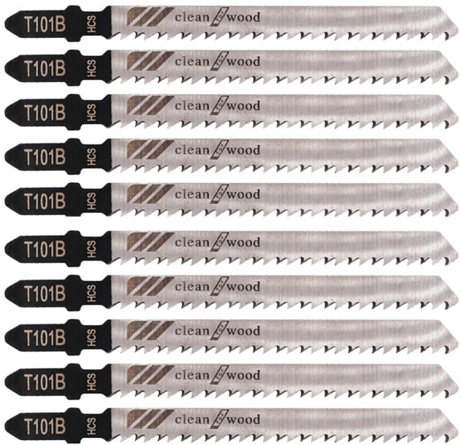 공구엔 직소기 톱날 T101B, 10개