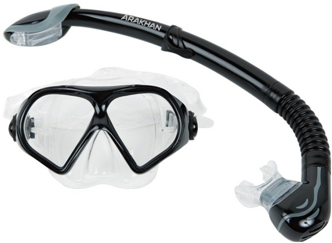 아라칸 스노클 베이직 세트, 블랙