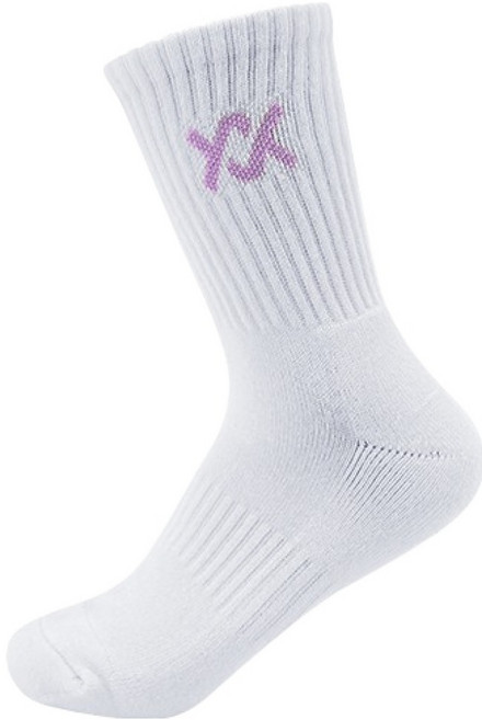 뵐클 테니스 여성용 스포츠 장목양말, 연보라, 1개