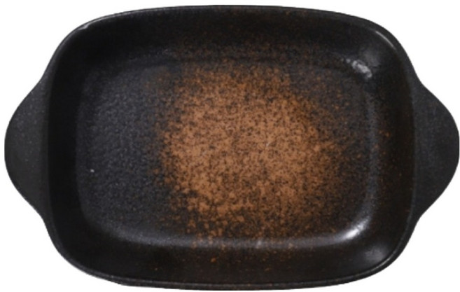 다파랑 빈티지 텍스처 세라믹 그라탕 파스타볼 HJ1320, 브라운, 1개