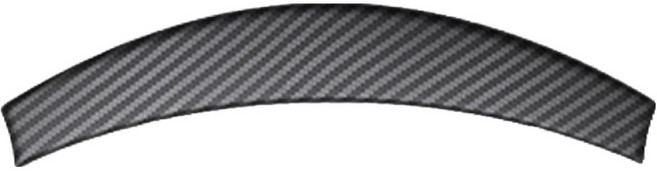 디케이몰 테슬라 모델Y 주니퍼 몰딩 핸들프레임 상단, 무광 카본, 핸들버튼