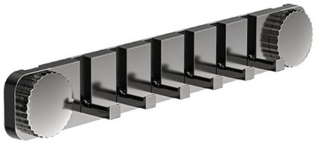 모드플러스 미니멀 다용도 인테리어 폴딩 후크, 01 그레이, 1개