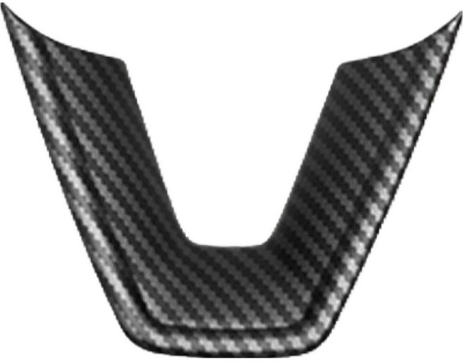 디케이몰 테슬라 모델Y 주니퍼 몰딩 핸들프레임 하단, 무광 카본, 핸들버튼