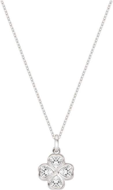 티르리르 여성용 럭키 볼륨 화이트 실버 목걸이 + 쇼핑백