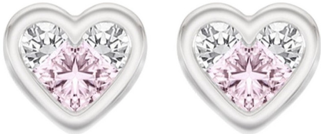 티르리르 여성용 멜로 러브 큐 실버 귀걸이 + 쇼핑백