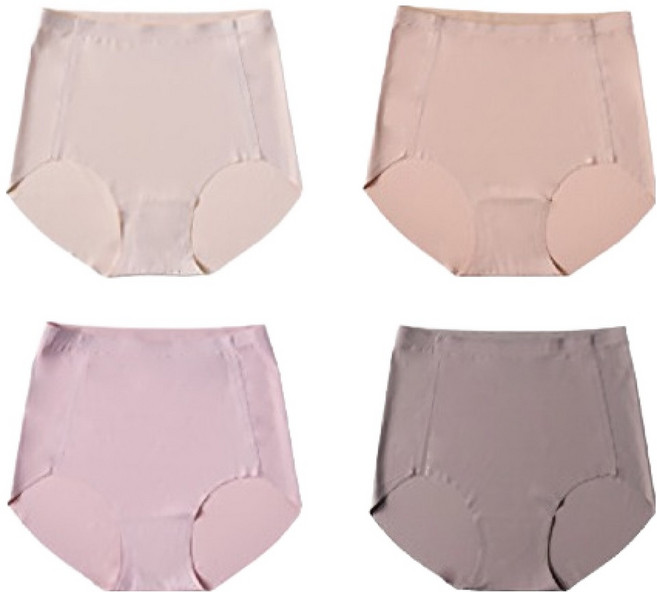 피치스킨 여성용 프리컷 퓨징 미디팬티 4종 세트