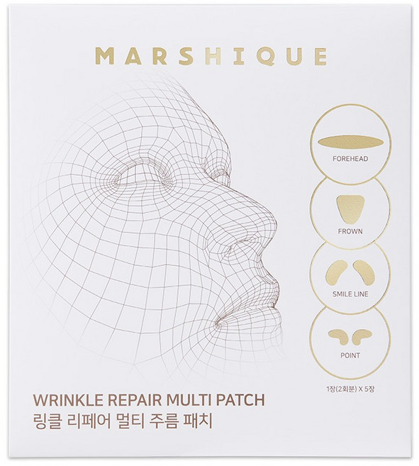 마르시끄 링클 리페어 풀페이스 주름 패치, 1개, 60개입