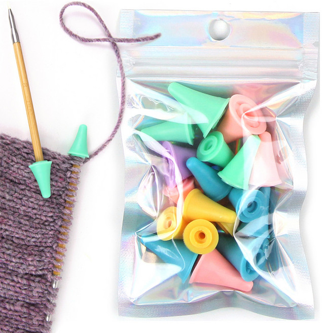 소잉바이핸드 꼬깔 대마늘마개 소 12p + 대 6p 세트, 혼합색상, 1세트