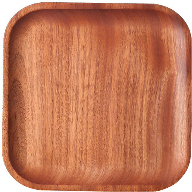 쿠쏘 천연 원목 다용도 트레이 C타입, 우드, 1개