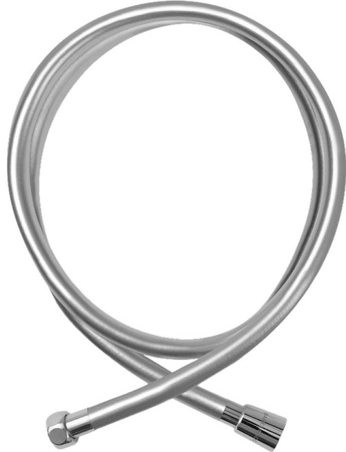 바른생활수 데일리 소프트 샤워호스, 2m, 실버