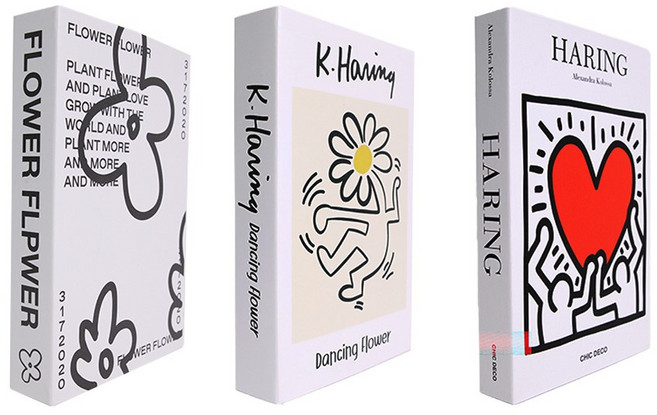 대한 인테리어 감성 촬영 소품 가짜 모형책 거실 장식 페이크북 3종 세트, D type