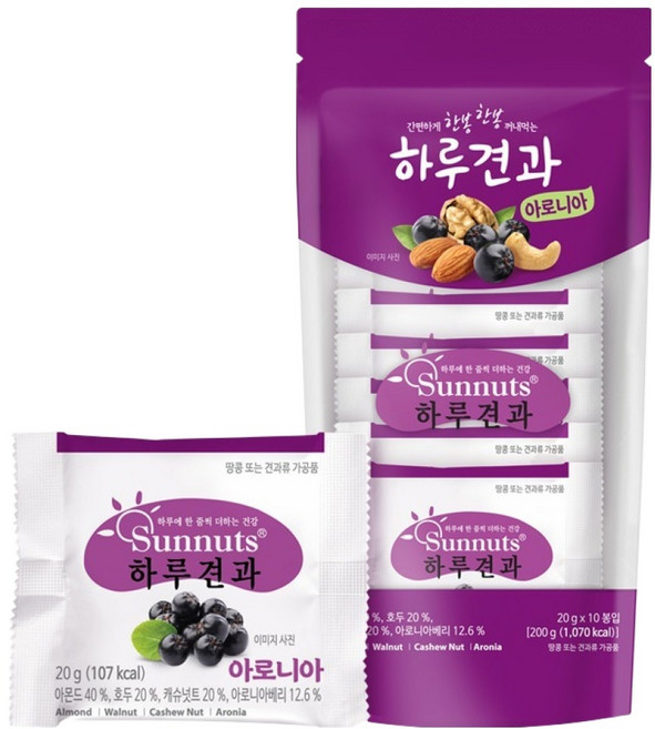 하루견과 아로니아 견과 10p, 200g, 1개