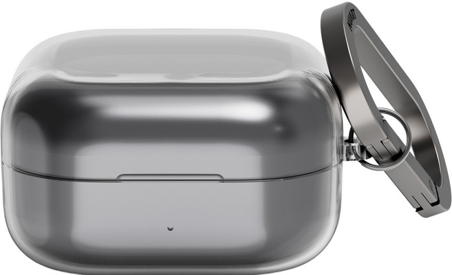 일리온 클리어핏 TPU 변색방지 갤럭시 버즈 4 / 버즈 4 프로 젤리 케이스 + 카라비너 키링 세트, 투명, 1세트, 갤럭시 버즈4 / 버즈4 프로