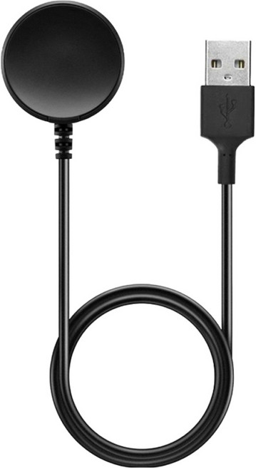 아크로 USB타입 무선충전기 1m, 블랙, 1개