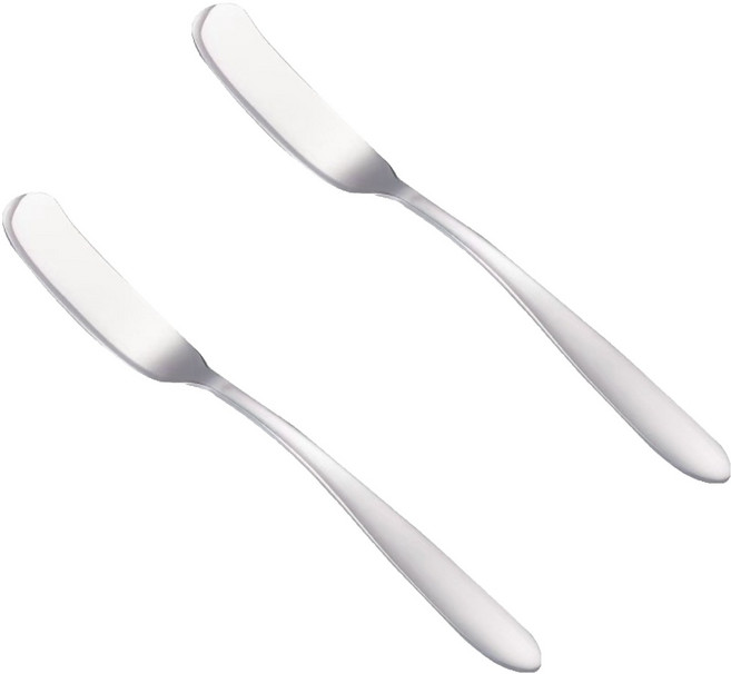 데일리픽 스텐 잼 치즈 버터 나이프, 2개
