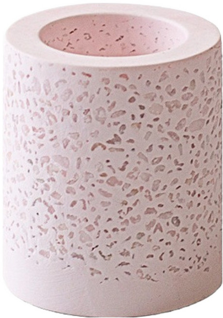 블럭마트 규조토 테라조 칫솔 홀더, 핑크, 1개