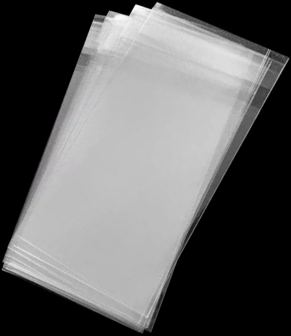 문구담 카드 프로텍터 비닐 슬리브 08 밀봉형 0.2 x 65 x 90 mm, 투명, 400개