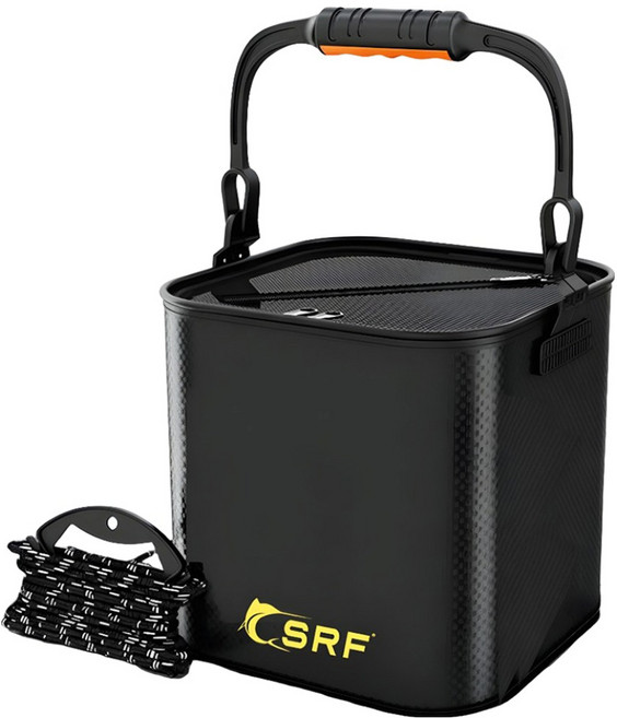 SRF 다용도 접이식 멀티 휴대용 두레박 PRO, 블랙