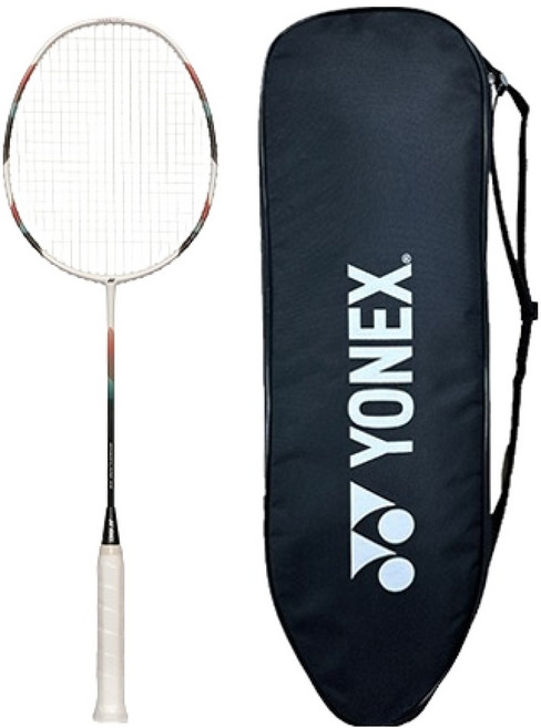 YONEX NANOFLARE X5 4U BG80 26 預穿線羽球拍 鮭魚粉 含全拍套, 1個, NFL-X5
