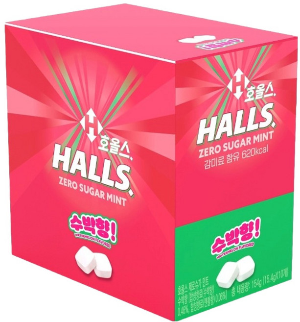 호올스 제로슈가 수박향, 154g, 1개