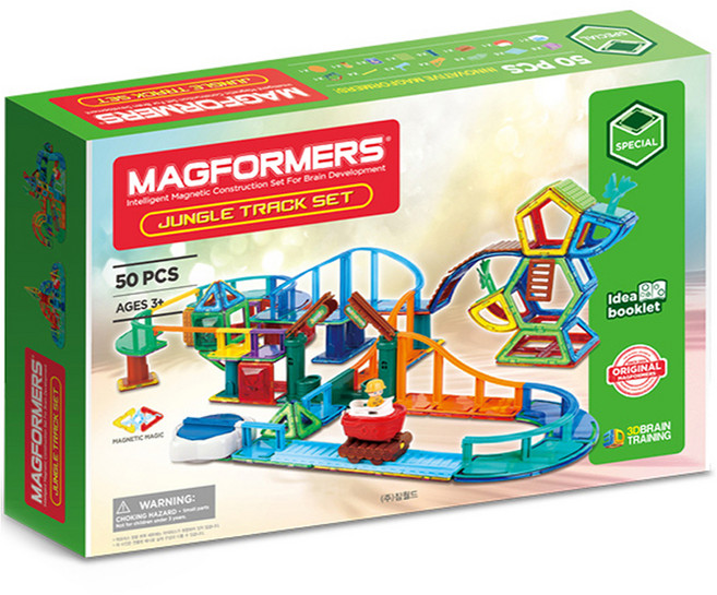 맥포머스 정글 트랙 세트 50p, 1세트, 혼합색상