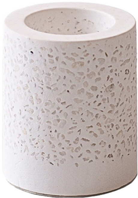 블럭마트 규조토 테라조 칫솔 홀더, 화이트, 1개