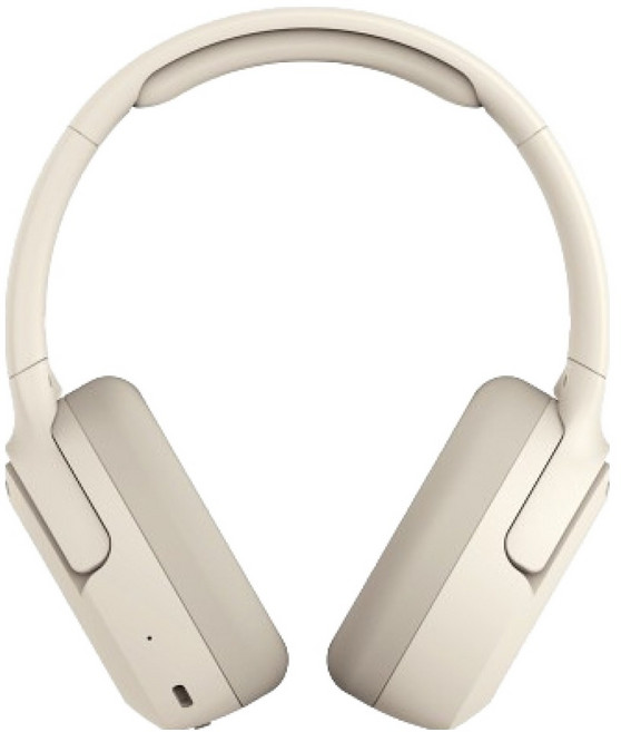 아이리버 액티브 노이즈캔슬링 ANC 접이식 블루투스 V5.3 헤드셋, 바닐라 크림, IBH-NC500