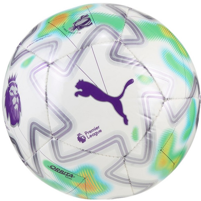 푸마 Orbita PL 스릴 축구공 푸마화이트 멀티, 1개, 08472301