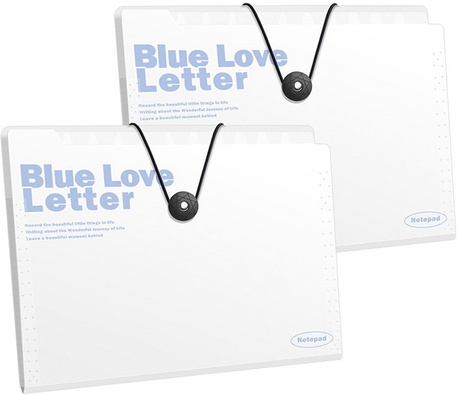 델리리움 예쁜 색감 대용량 아코디언 서류 A4 파일 케이스 5단 32 x 25 cm, 2개, 화이트