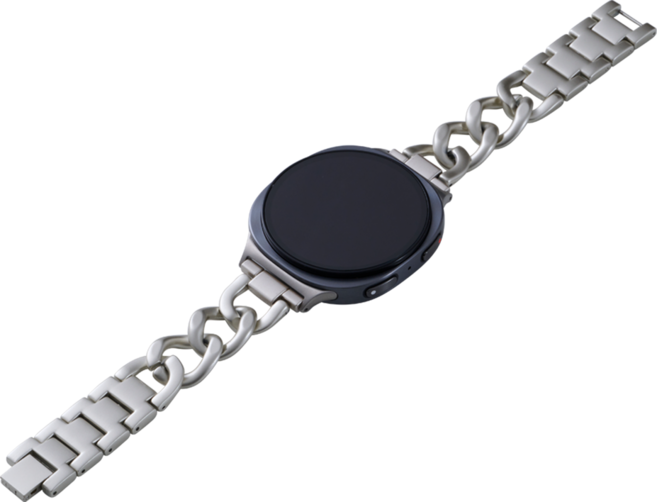 우먼스9999 갤럭시워치8 체인브레이슬릿 스트랩, 스타라이트, 1개