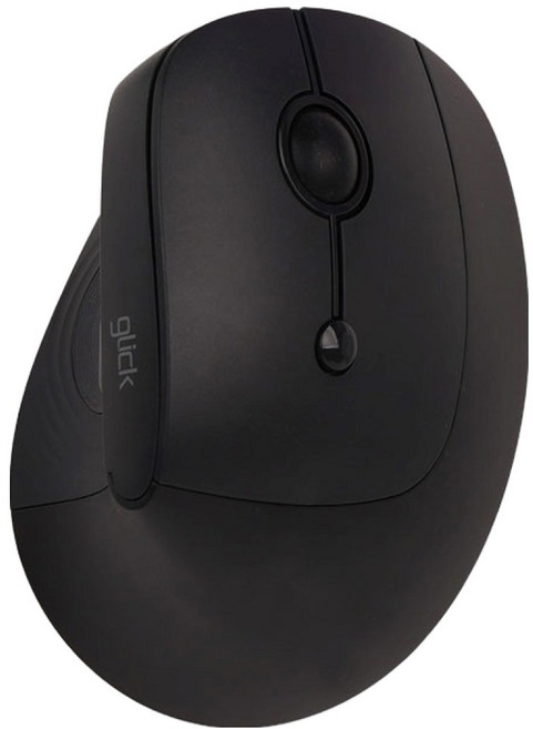 지클릭커 오피스프로 버블 휠 블루투스 인체공학 손목보호 버티컬 무선 마우스, 블랙, OPV20