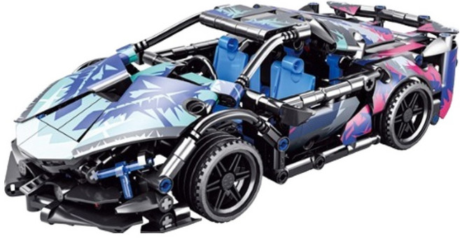 Prand 積木 1：18 超級跑車 Sián FK937 QM00142 425p, 1個