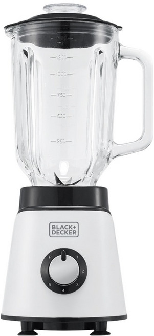블랙앤데커 고속 5단 블렌더1.5L, BXEB1250-A(화이트)