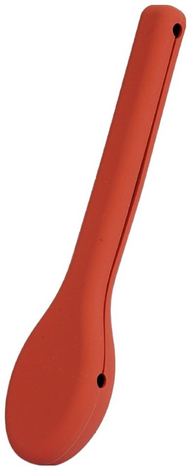 실리가든 무소음 실리콘 수저케이스, 코랄핑크, 1개