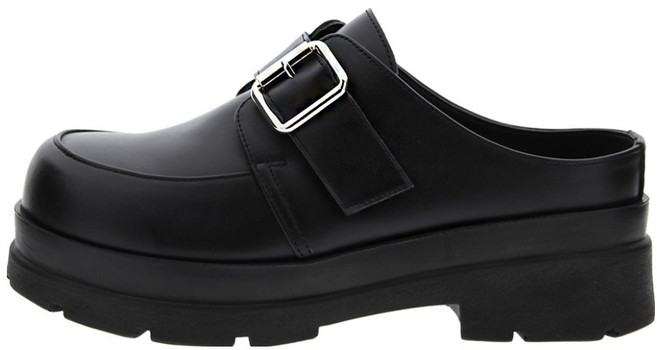 단골언니 여성용 키높이 발편한 벨크로 통굽 빌베리 블로퍼