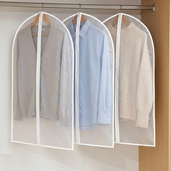 엔도브 지퍼형 옷커버, 3개, 1개입