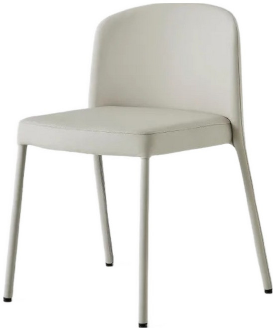 한샘 우디 식탁의자 2 방문설치, 페블그레이, 1개