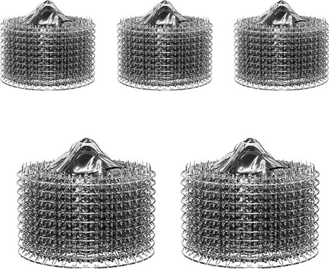 블럭마트 욕실 배수구 머리카락 거름 필터 50p, 그레이