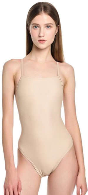 후그 여성용 퍼니베리 하이컷 더블 타이 back 수영복 WHA2072