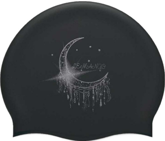 르망고 실내외 수모 델루나 2122, Black, 1개