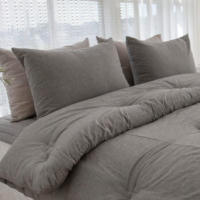 그래이불 순수 오가닉 퓨어워싱 코튼 알러지케어 베개커버