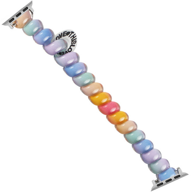 젤리타이거 젤리 스프링 루프 스트랩, 마카롱캔디, 1개