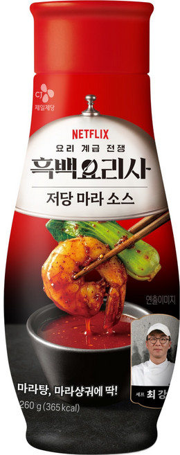 CJ제일제당 최강록셰프 저당 마라소스, 260g, 1개