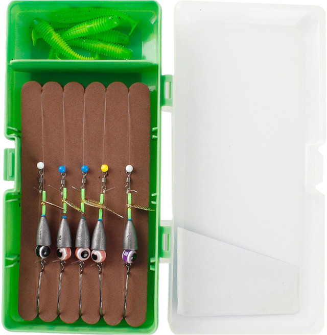 999피싱 텍사스리그 채비 캐롤라이나 키트 세트, 1세트, 10g, 랜덤발송(웜)