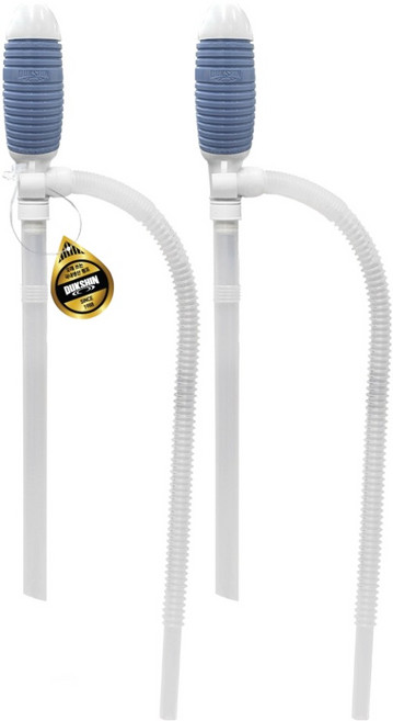 덕신 주유 디젤 경유 가솔린 수동 자바라 호스 펌프 중형 DP-15, 2개