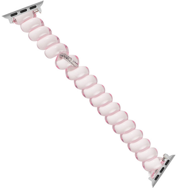 젤센 스마트워치 젤리 스프링 루프 스트랩 38 / 40 / 41 / 42 mm, 젤리핑크, 1개