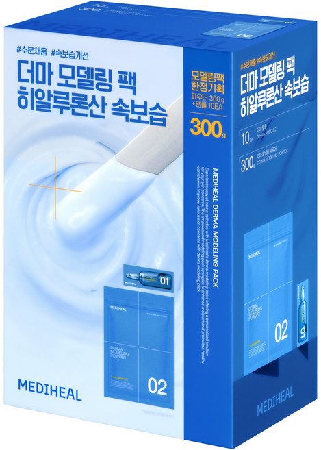 메디힐 더마 히알루론산 속보습 모델링 팩, 1개입, 1세트