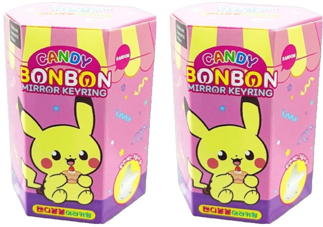 포켓몬 포켓피스 캔디봉봉 미러 키링 2p